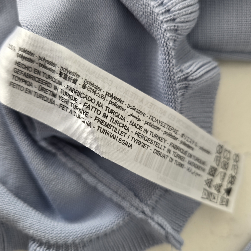 Women's Light Blue Ruffled Top - Picture 6 of 16